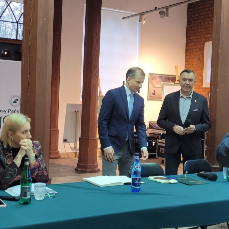 Spotkanie członków SPL z wiceministrem Mikołajem Dorożałą
